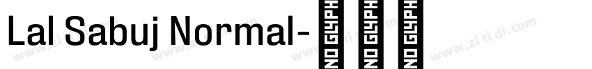 Lal Sabuj Normal字体转换